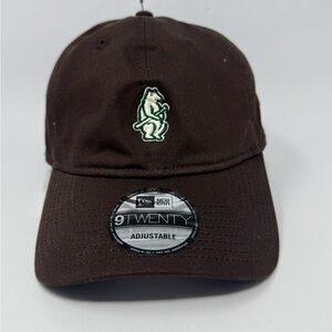 Chicago Cubs New Era 9Twenty Cooperstown Bear Logo Brown Hat Cap
